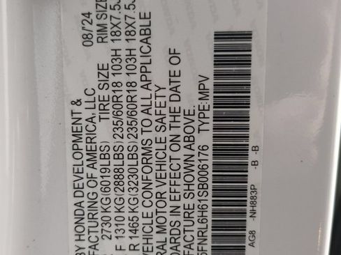 Certified 2025 Honda Odyssey EX-L image 33