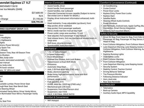 Used 2021 Chevrolet Equinox LT FWD image 35