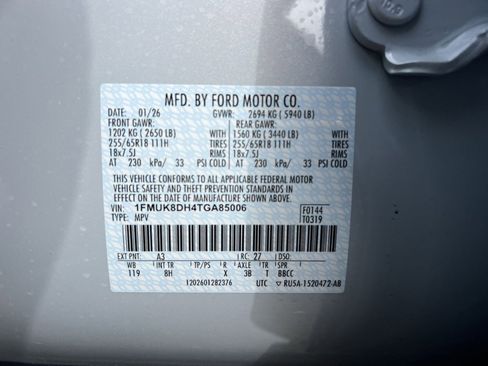 New 2026 Ford Explorer Active image 29