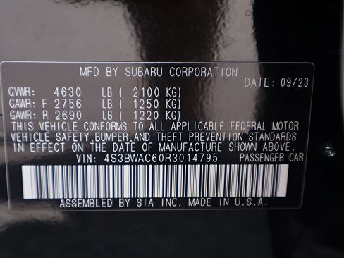 Certified 2024 Subaru Legacy Premium AWD/4WD image 24