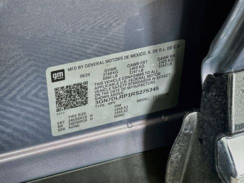 Used 2024 Chevrolet Equinox EV LT w/ LPO, Blackout Package FWD image 12
