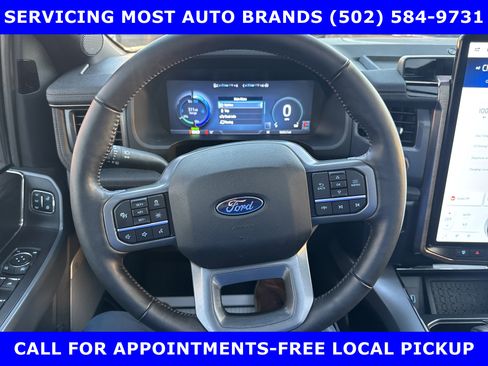 Certified 2024 Ford F150 Lightning Lariat w/ Max Trailer Tow Package image 20