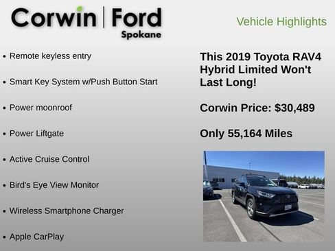 Used 2019 Toyota RAV4 Limited AWD/4WD image 12