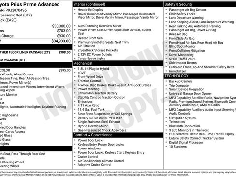 Used 2018 Toyota Prius Prime Advanced FWD image 17