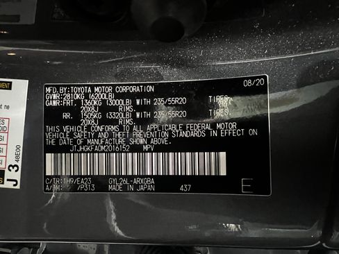 Certified 2021 Lexus RX 450hL AWD w/ Premium Package image 54