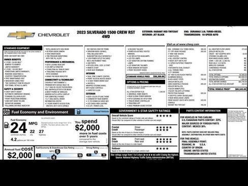 Used 2023 Chevrolet Silverado 1500 RST w/ All Star Edition Plus image 3