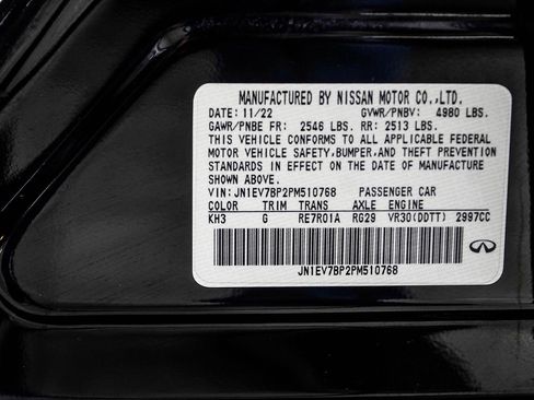Used 2023 INFINITI Q50 Luxe w/ Cargo Package RWD image 39