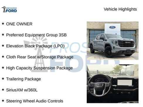 Used 2024 GMC Sierra 1500 Elevation w/ LPO, Elevation Black Package RWD image 5