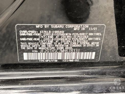 Used 2021 Subaru Crosstrek 2.5i Sport w/ Moonroof Package AWD/4WD image 31