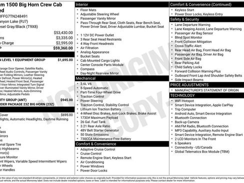 Used 2026 RAM 1500 Big Horn AWD/4WD image 11