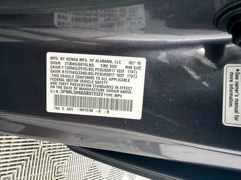 Used 2016 Honda Odyssey EX-L image 34