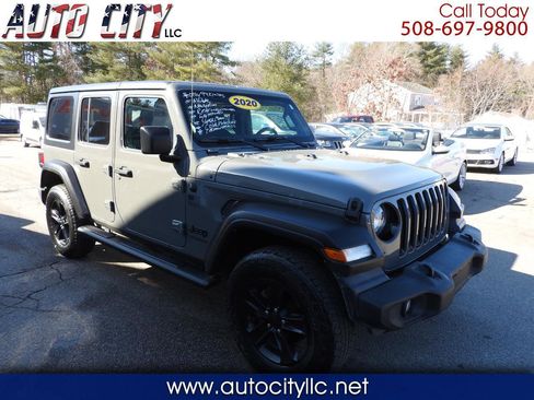 Used 2020 Jeep Wrangler Unlimited Sport image 1