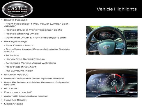 Used 2023 Cadillac CT5 Premium Luxury w/ Parking Package AWD/4WD image 8