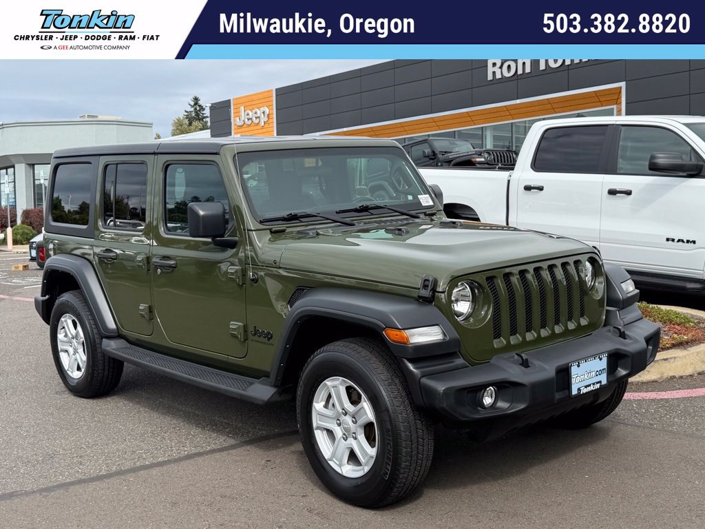 Used 2023 Jeep Wrangler Unlimited Sport AWD/4WD image 1