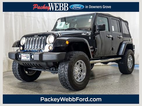 Used 2016 Jeep Wrangler Unlimited Sahara w/ Connectivity Group AWD/4WD image 1