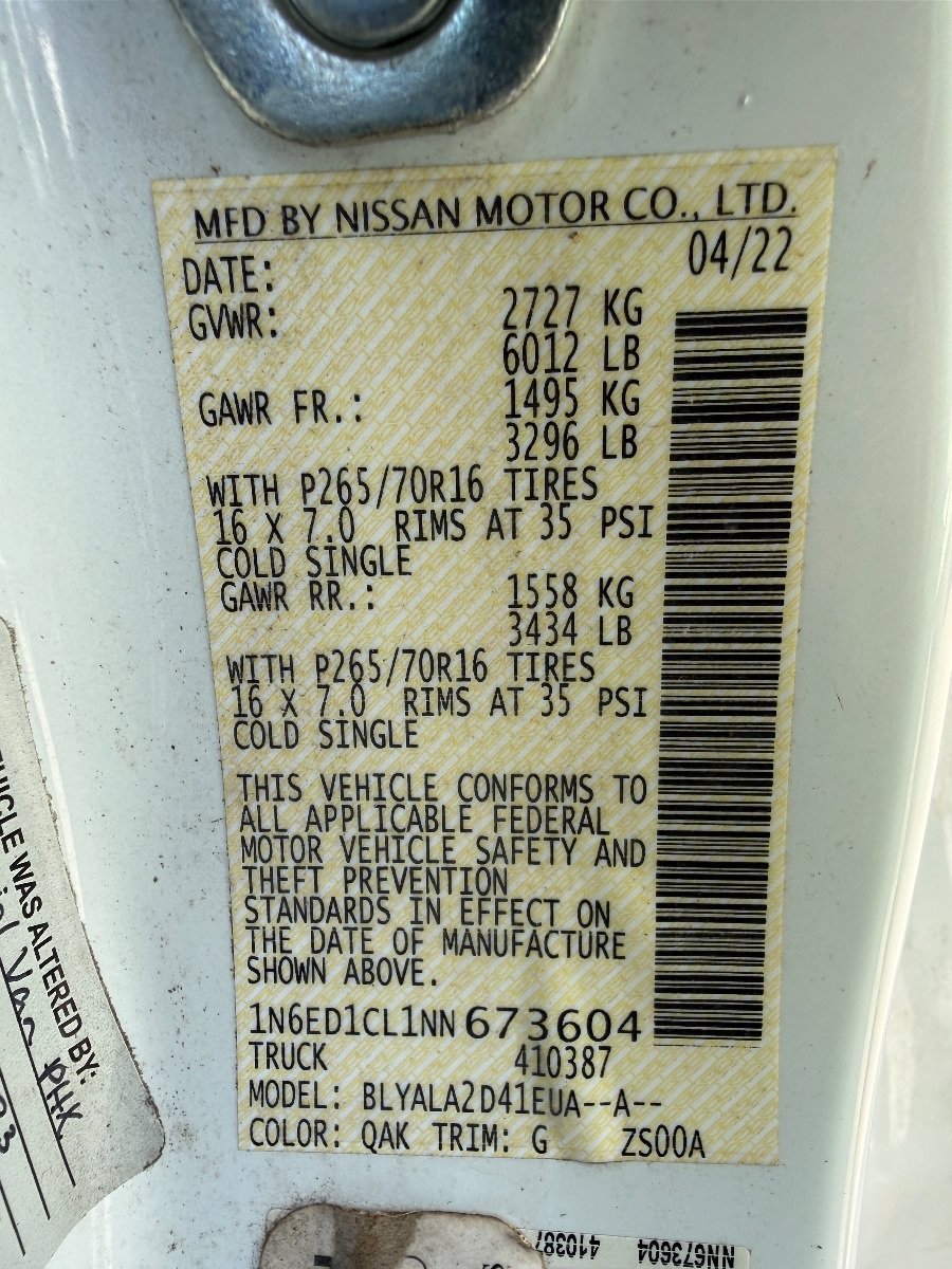 Used 2022 Nissan Frontier S RWD image 18