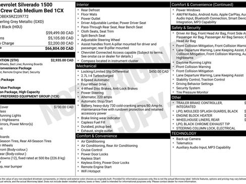Used 2024 Chevrolet Silverado 1500 Custom w/ Rally Edition AWD/4WD image 11