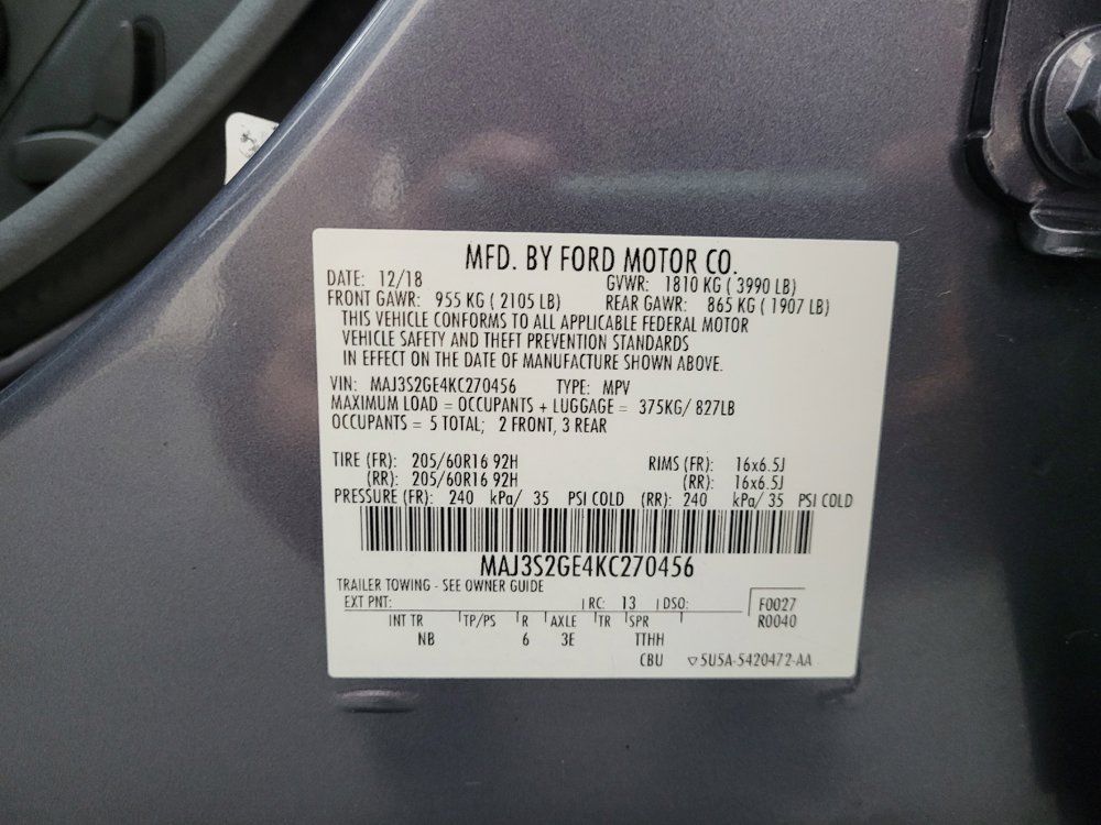 Used 2019 Ford EcoSport SE w/ SE Convenience Package FWD image 33