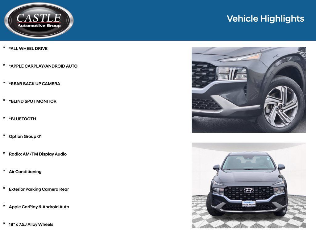 Used 2023 Hyundai Santa Fe SE AWD/4WD image 3