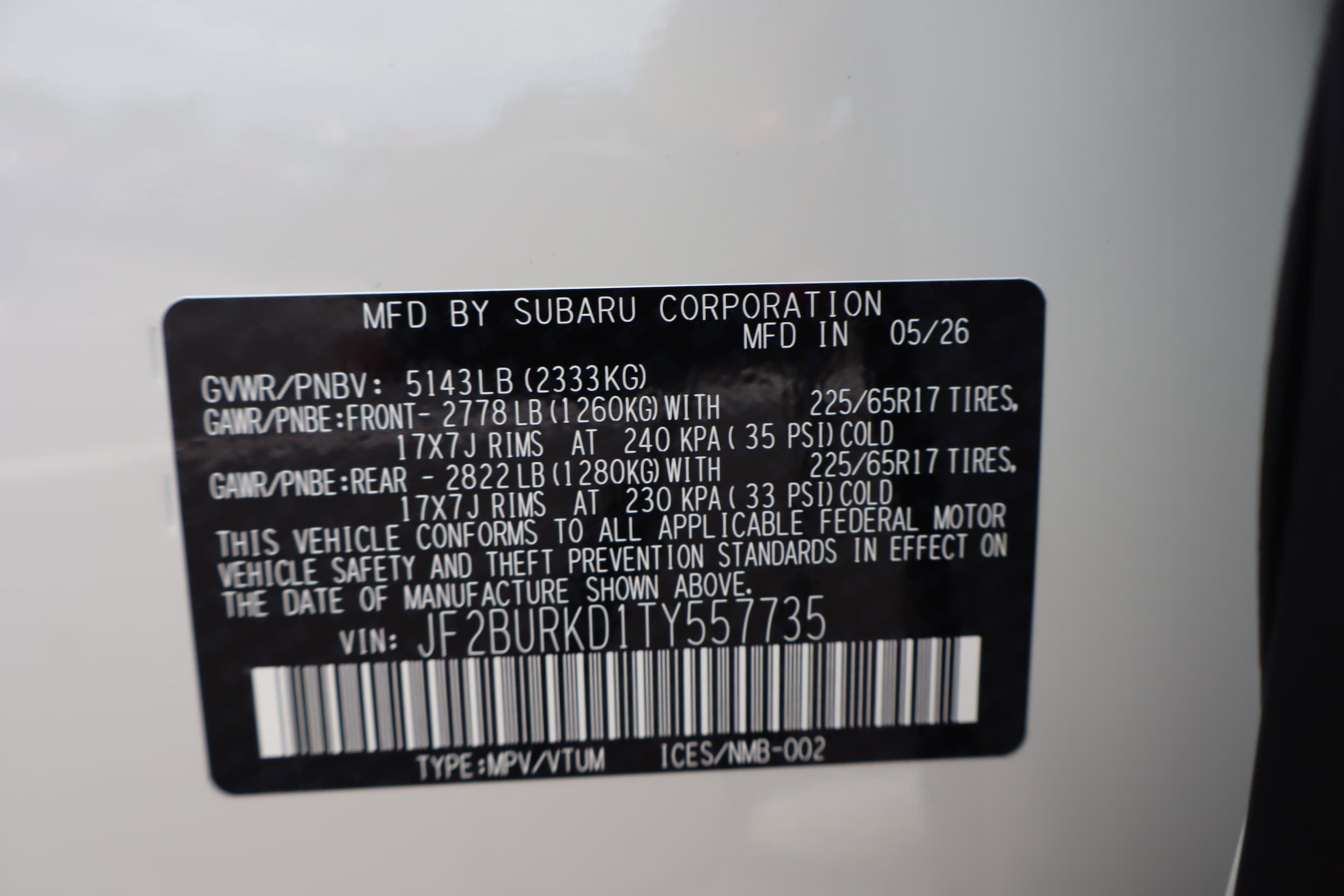 New 2026 Subaru Outback Wilderness AWD/4WD image 20