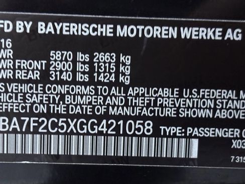 Used 2016 BMW 750i xDrive 750i xDrive AWD 4dr Sedan image 35