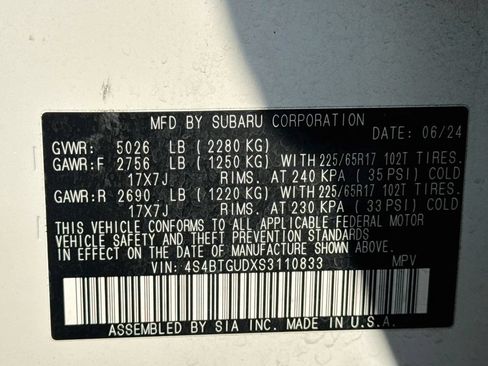 Used 2025 Subaru Outback Wilderness w/ Wilderness Package AWD/4WD image 42