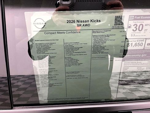 New 2026 Nissan Kicks SR w/ SR Premium Package AWD/4WD image 40