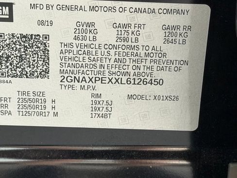 Used 2020 Chevrolet Equinox Premier w/ Premier Redline Edition FWD image 41