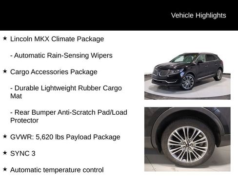 Used 2017 Lincoln MKX Reserve w/ Lincoln MKX Climate Package image 13