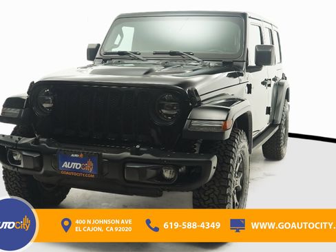 Used 2019 Jeep Wrangler Unlimited Sahara w/ Quick Order Package 24M Moab AWD/4WD image 1