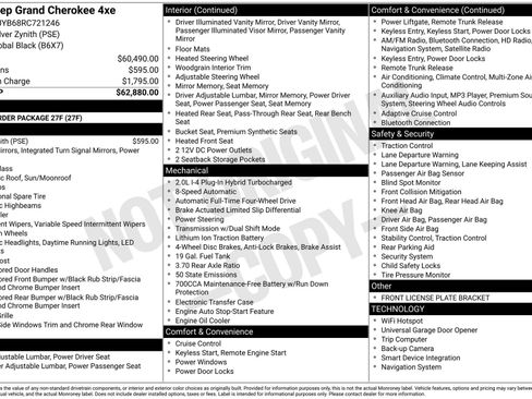 Used 2024 Jeep Grand Cherokee Limited 4xe image 45