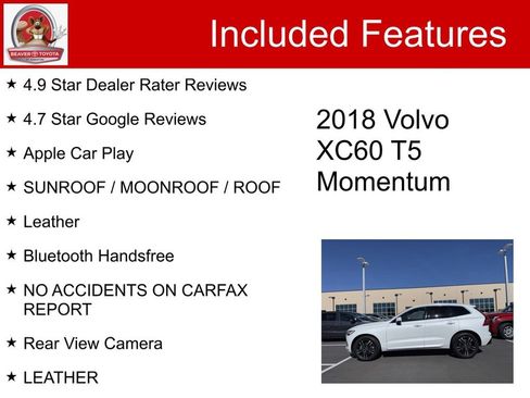 Used 2018 Volvo XC60 T5 Momentum w/ Convenience Package image 5