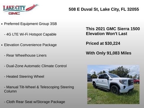 Used 2021 GMC Sierra 1500 Elevation w/ X31 Off-Road Package AWD/4WD image 24