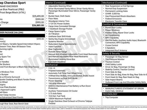 Used 2016 Jeep Cherokee Sport image 28