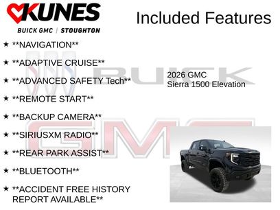 New 2026 GMC Sierra 1500 Elevation w/ Elevation Premium Package