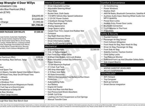 Used 2025 Jeep Wrangler Unlimited Sport AWD/4WD image 2