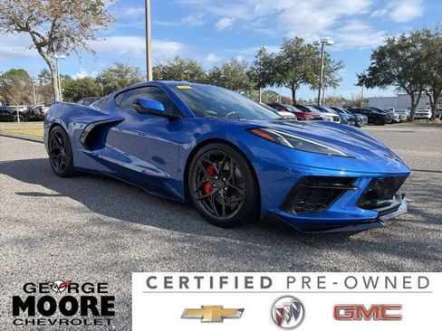 Certified 2021 Chevrolet Corvette Stingray Preferred Cpe w/ Z51 Performance Package image 1