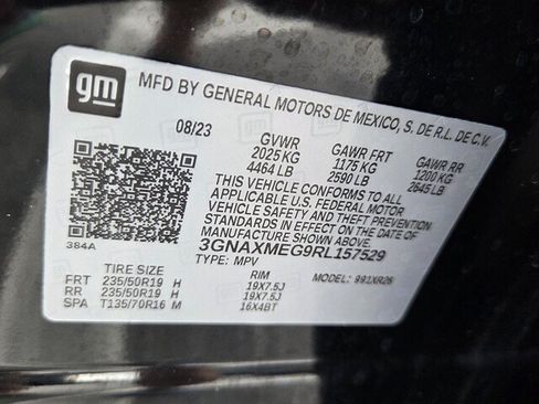 Certified 2024 Chevrolet Equinox RS w/ RS Leather Package FWD image 21