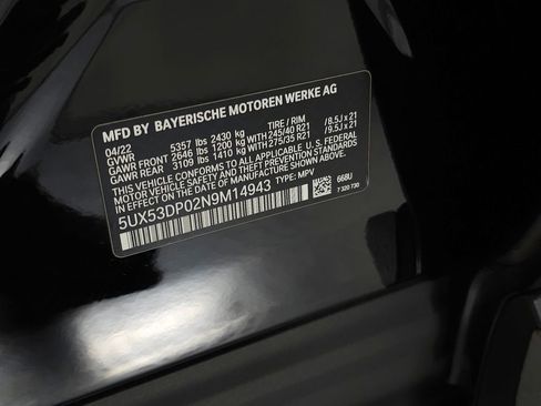 Used 2022 BMW X3 xDrive30i w/ Convenience Package AWD/4WD image 32