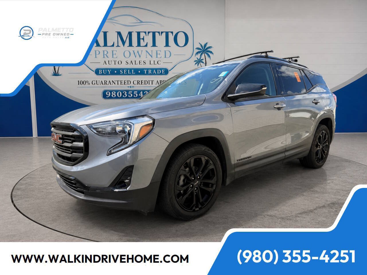 Used 2021 GMC Terrain SLT w/ Infotainment Package II FWD image 4