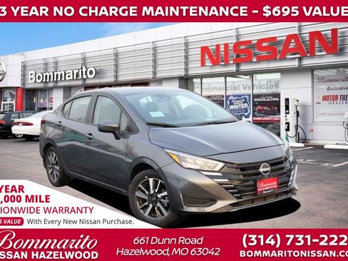 New 2025 Nissan Versa SV w/ Trunk Package image 1