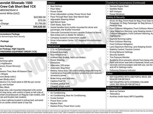 Used 2022 Chevrolet Silverado 1500 Custom RWD image 43