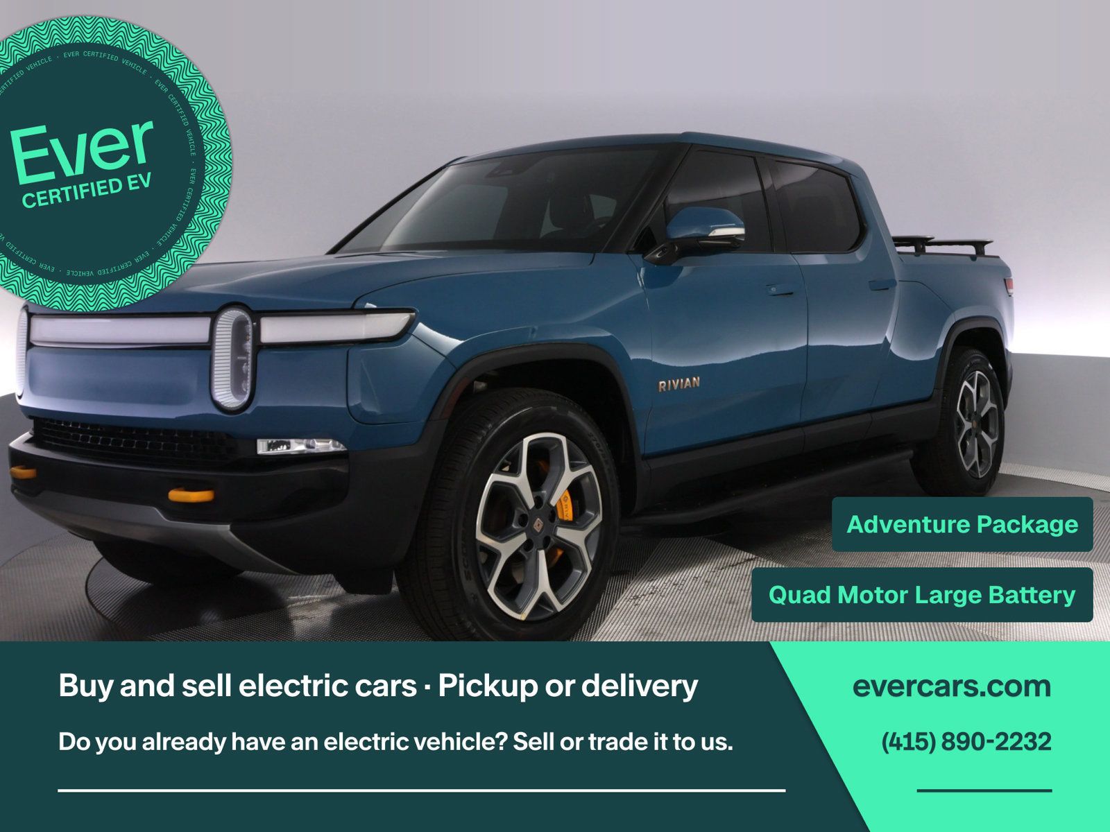 Used 2022 Rivian R1T Adventure AWD/4WD image 1