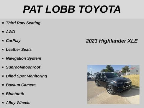 Used 2023 Toyota Highlander XLE AWD/4WD image 13