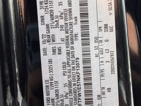 Used 2022 Ford F150 Lariat AWD/4WD image 29