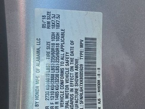 Used 2019 Honda Odyssey EX-L image 5