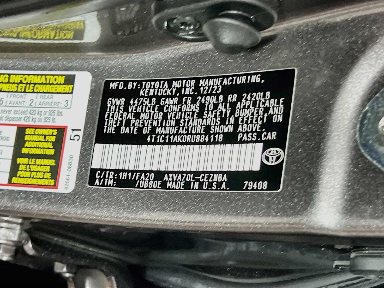 Used 2024 Toyota Camry LE FWD image 31
