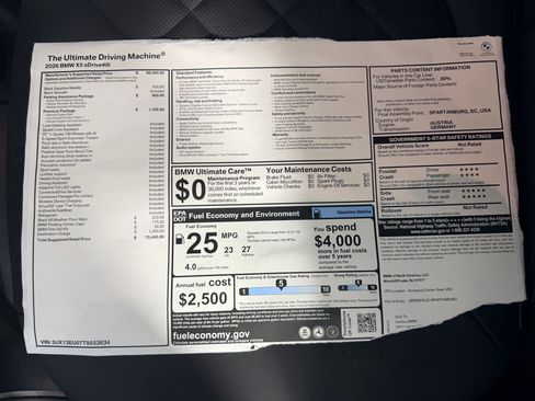New 2026 BMW X5 sDrive40i RWD image 26