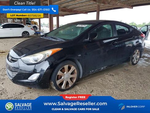 Used 2013 Hyundai Elantra Limited w/ Technology Pkg FWD image 1