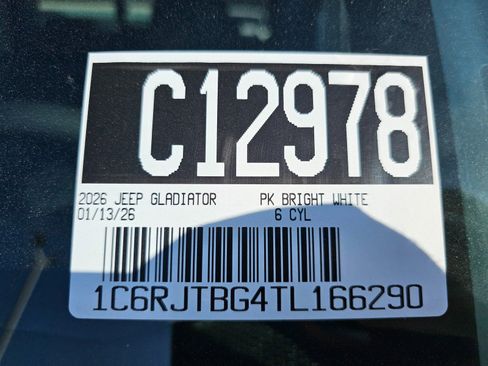 New 2026 Jeep Gladiator Rubicon w/ Steel Power Dome Hood Package image 11